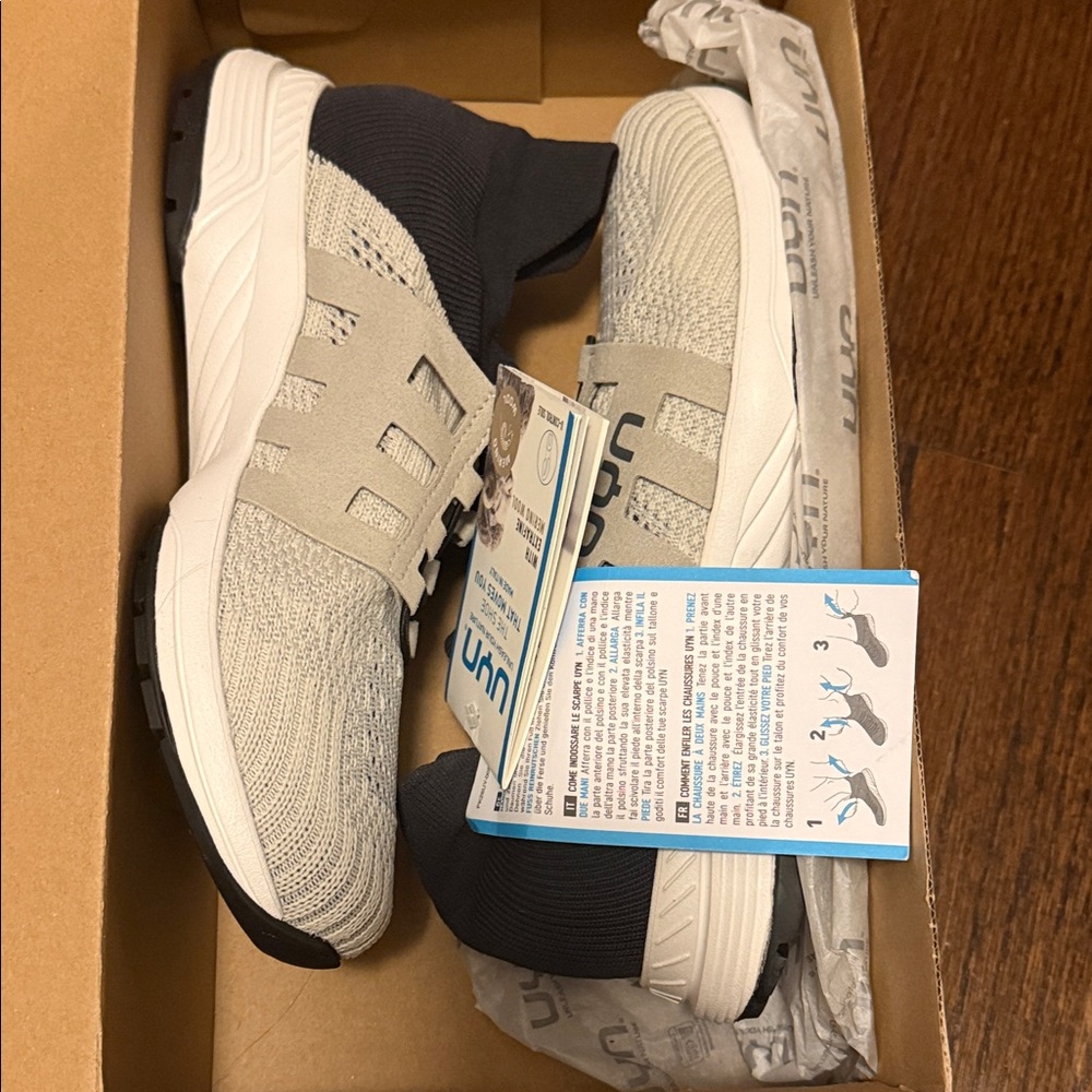 UYN (Unleash Your Nature) Nature Tune Women's Black and Gray Athletic Shoes